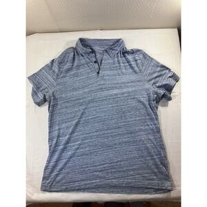 Banana Republic Mens XL Gray Polo Shirt Short Sleeve‎ Casual Top